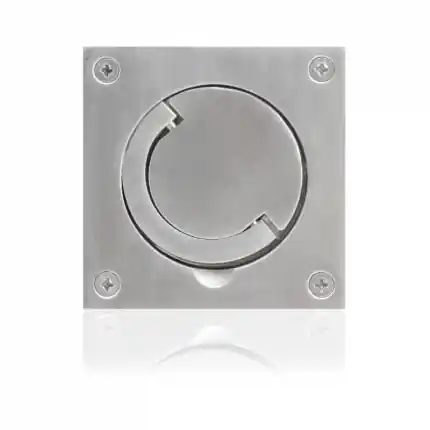 Bestel Nu ringgreep RVS geborsteld een afmeting van 89×89 mm.