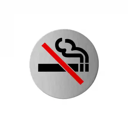 RVS pictogram ‘Rookverbod’ rond Beperkte Voorraad
