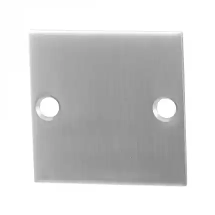 Aanbieding Blinde rozet 50x50x2mm RVS geborsteld