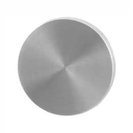 Premium Blinde rozet 50x6mm RVS geborsteld