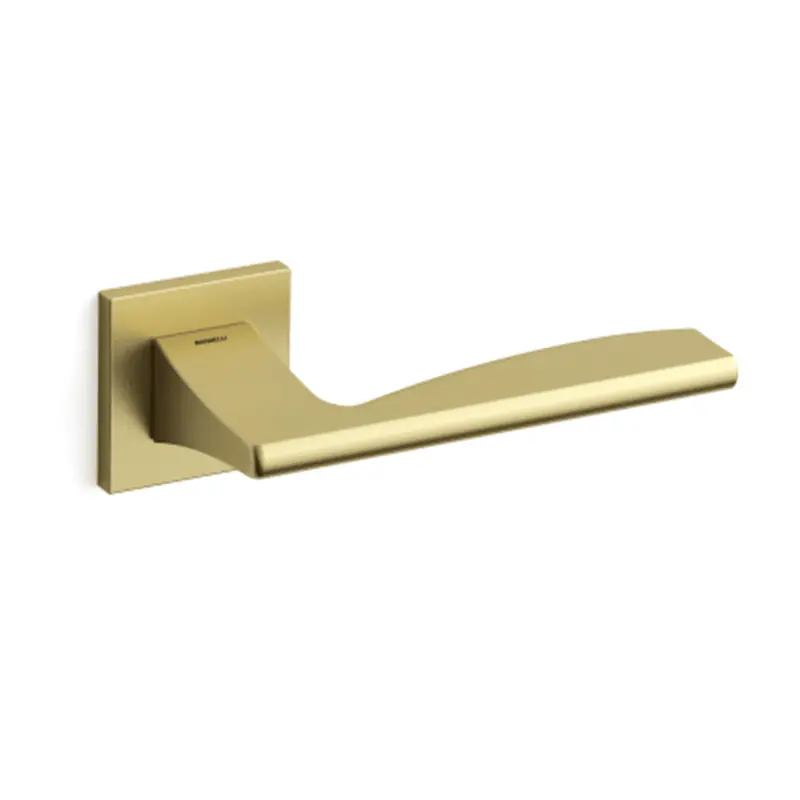 Goedkoop 1031 Link deurkruk op rozet, satinmessing