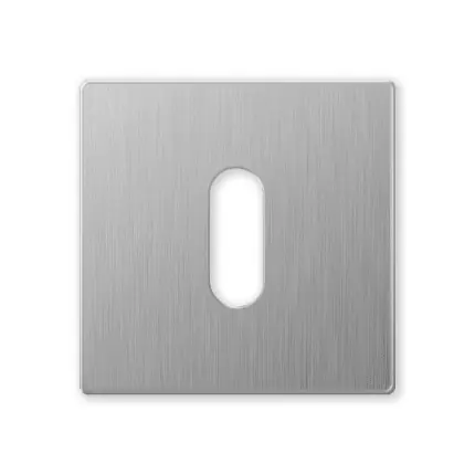 1291/B sleutelrozet 50x6mm satinchrome Finale Uitverkoop