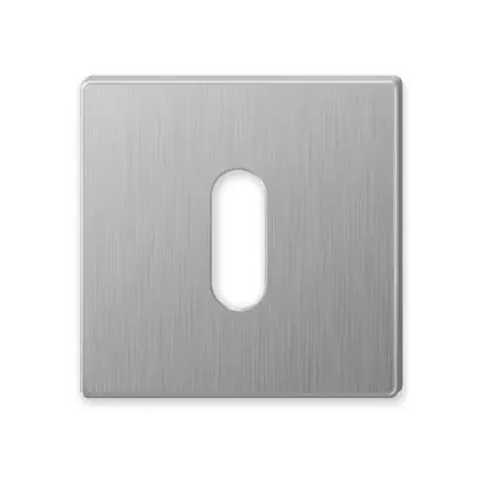 1351/B sleutelrozet 51x10mm satinchrome Rechtstreeks Van De Fabrikant