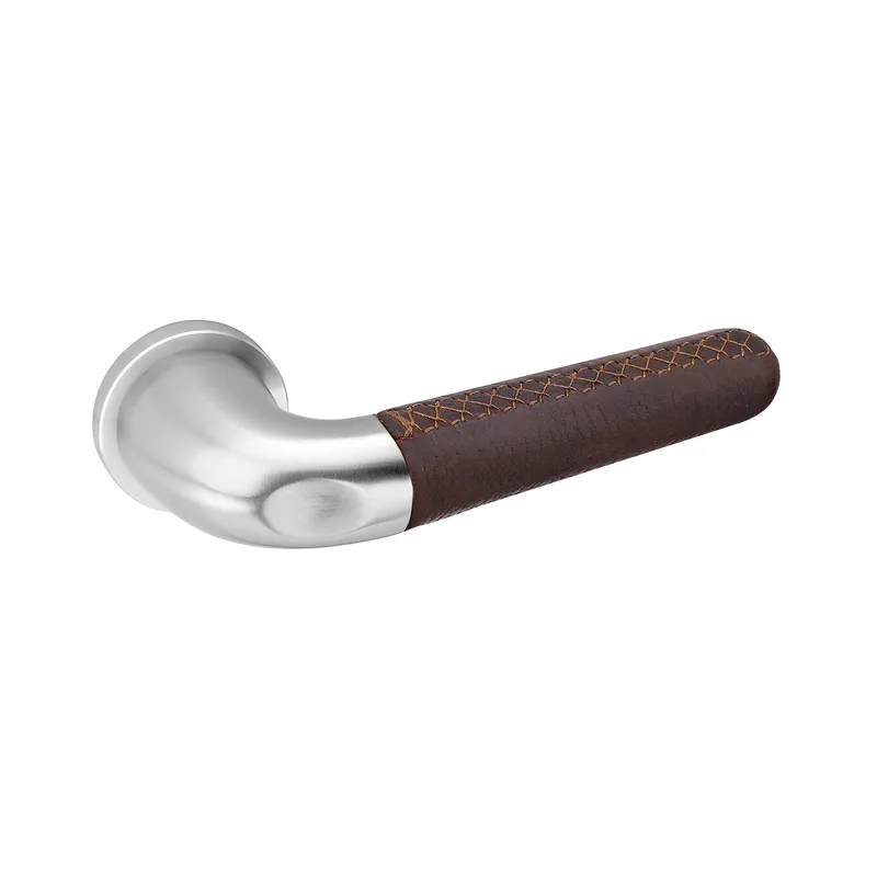 Dagaanbieding Deurkruk DRIVE bruin met rond rozet