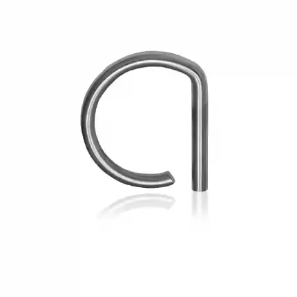 Favoriet RVS huisnummer letter ‘A’, 10 x 130 mm grijs
