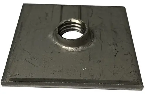 Actieprijs LASPLAAT VIERKANT 40X40MM M12