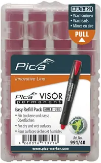 NAVULLING VISOR ROOD SET 4ST Merkproduct