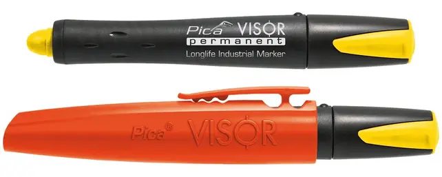 Rechtstreeks Van De Fabrikant PERMANENT MARKER VISOR GEEL