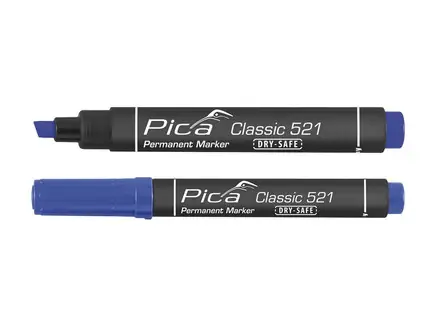 PERMANENT MARKER 1-4MM BLAUW Seizoensaanbieding
