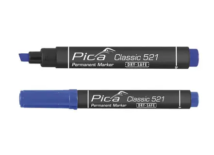 PERMANENT MARKER 2-6MM BLAUW Superprijs