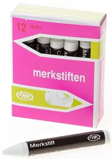 MERKKRIJT WIT MST Op = Op
