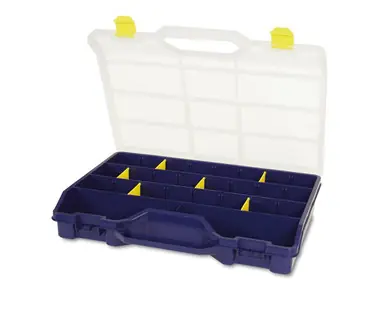 Lage Kosten ASSORTIM.DOOS BLAUW VERSTELBAAR