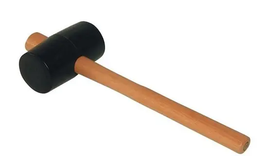Beperkt Aanbod RUBBER HAMER VLAK 115X65MM NO.2