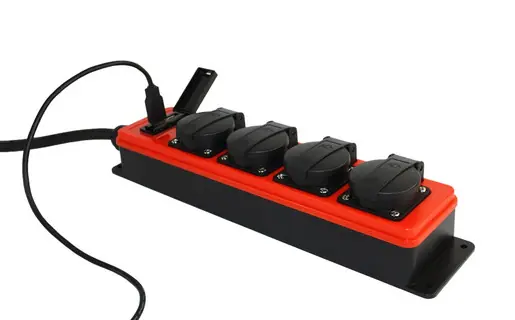 4V VERDEELBLOK+20M KABEL 3X2.5MM Gereduceerde Prijs