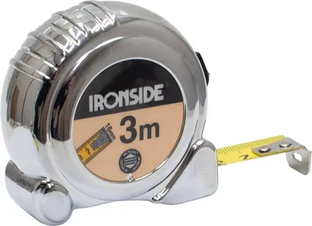 ROLBANDMAAT CHROOM ECO 3MX16MM Voordeelprijs