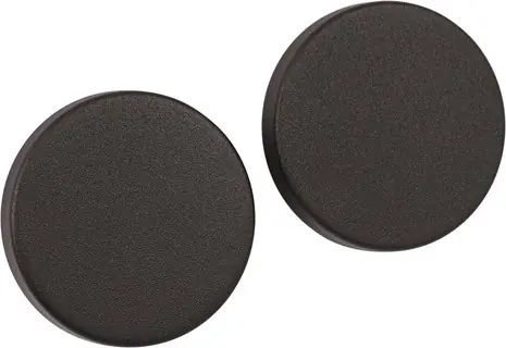 Veilige Betaling BLIND ROZET ROND 54MM RVS ZWART