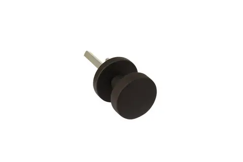 KNOP VAST ROND 50MM RVS ZW. Express Levering