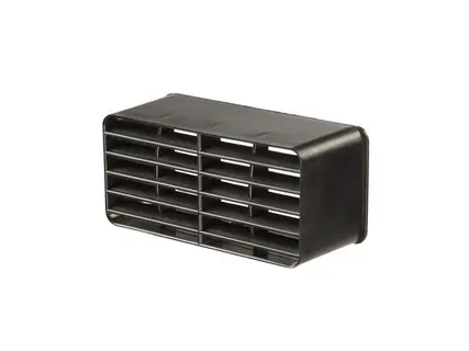 Merkproduct MUURROOSTER ZWART 105X50MM