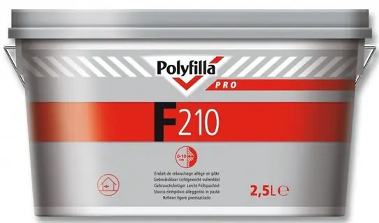 Beperkt Aanbod LICHTGEWICHT VULMIDDEL F210 WIT