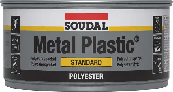 STAAL/POLYESTER PLAMUUR 1KG Laatste Versie