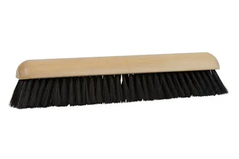 ZAALBEZEM ZWART HAAR 60CM Nieuw
