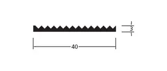 TRAPKANTPROFIEL 40 x 3 mm Bestel Nu
