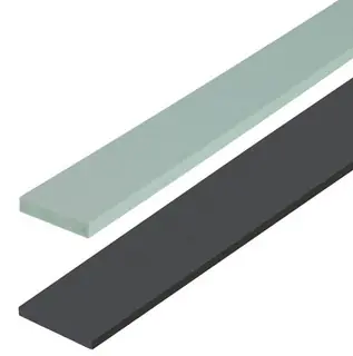 Hoge Kwaliteit PLAT PVC WIT 30X2.0MM
