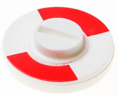 Rood/wit indicatieplaatje, kunststof Favoriet