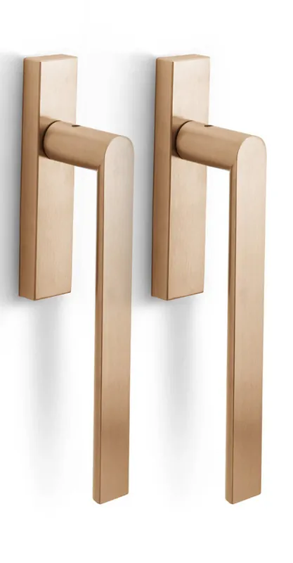 Flitsaanbieding Formani PBA230PA ARC Massief Hefschuifdeurbeslag kruk/kruk PVD Licht brons