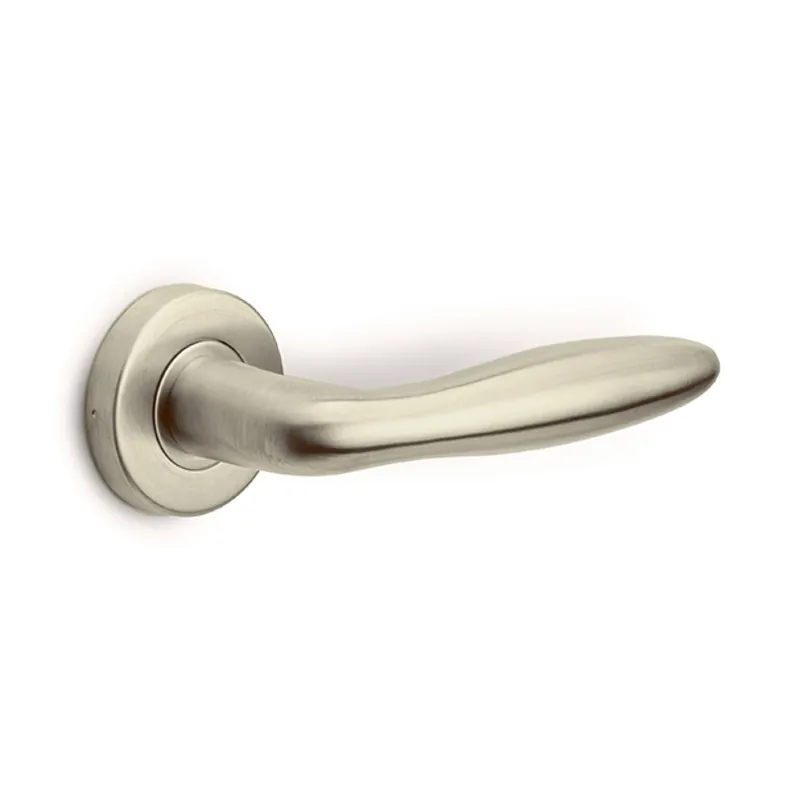 Exclusieve Aanbieding Deurkruk Sigaar ronde rozet PVD Champagne