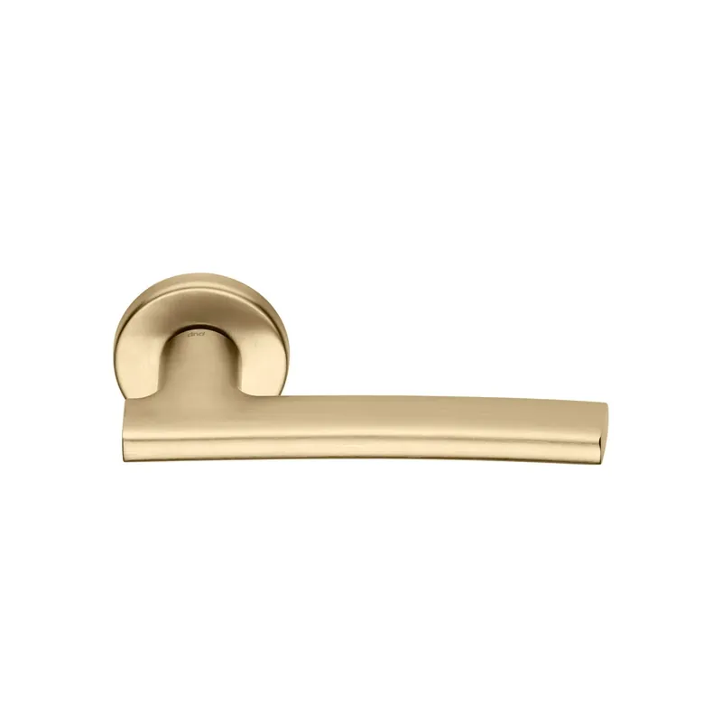 Fabrieksprijs DND Deurkruk San ronde rozet Satin Gold