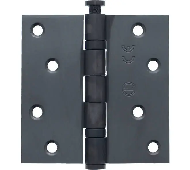 Finale Uitverkoop Intersteel Kogellagerscharnier 89 x 89 mm met rechte hoek PVD antraciet incl. schroeven