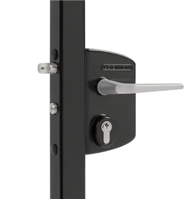 Locinox LAKQ40 U2 opsteekslot koker 40-60 mm – zwart (RAL 9005) Rechtstreeks Van De Fabrikant