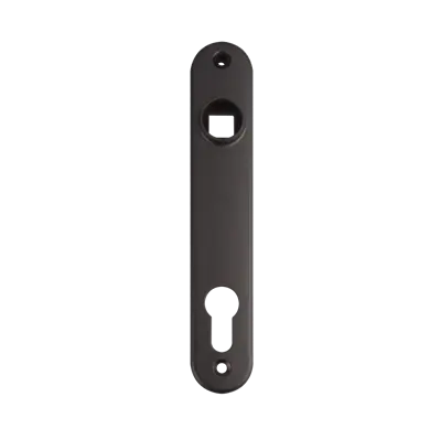 Bestel Nu Locinox 3020 HYB afdekplaat aluminium zwart (RAL 9005) – set van 2