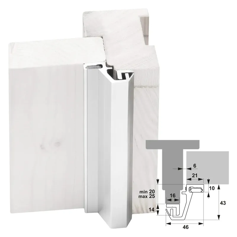 Finale Uitverkoop Axa Beveiligingsstrip Achterdeur SKG1 f1215 20-25mm 76032091bl