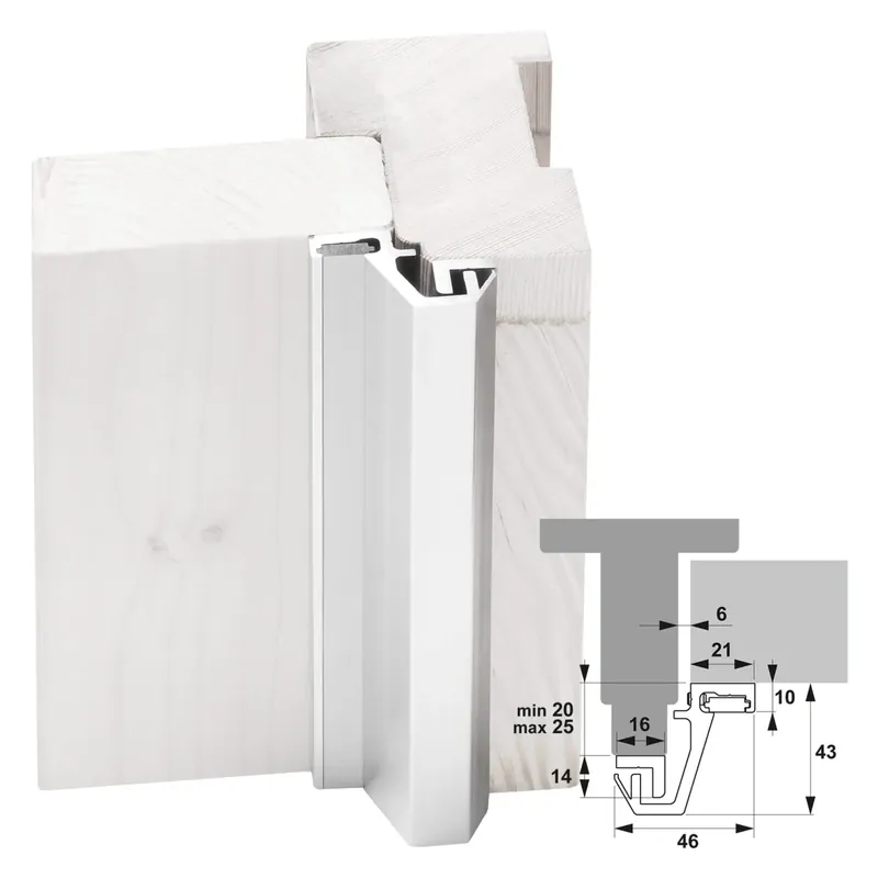 Axa Beveiligingsstrip Achterdeur SKG1 wt215 20-25mm 76032088bl Weekendaanbieding