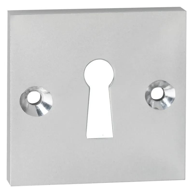 Impresso vierkant rozet - Klaviersleutel - Aluminium F1 Korting