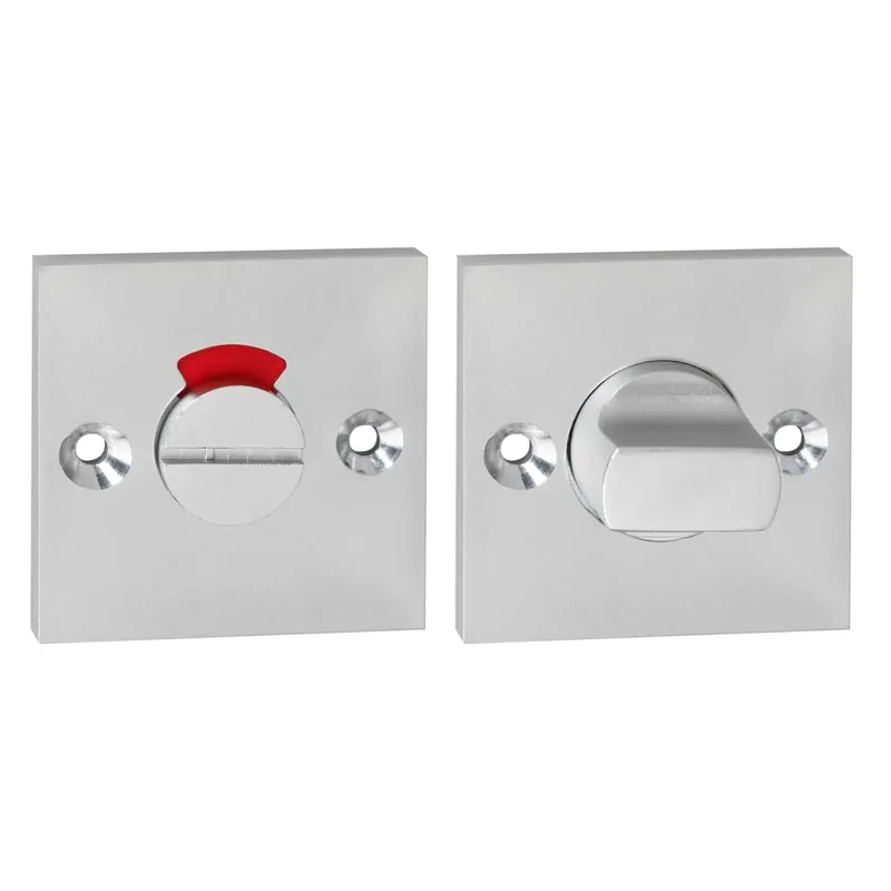 Impresso vierkant rozet - Badkamer-/Toiletsluiting - Aluminium F1 Lage Kosten