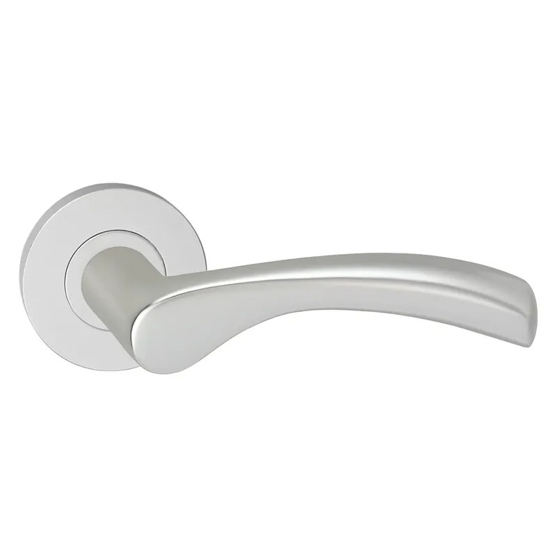 Impresso Deurkruk Oxford Aluminium op rond rozet Flitsaanbieding