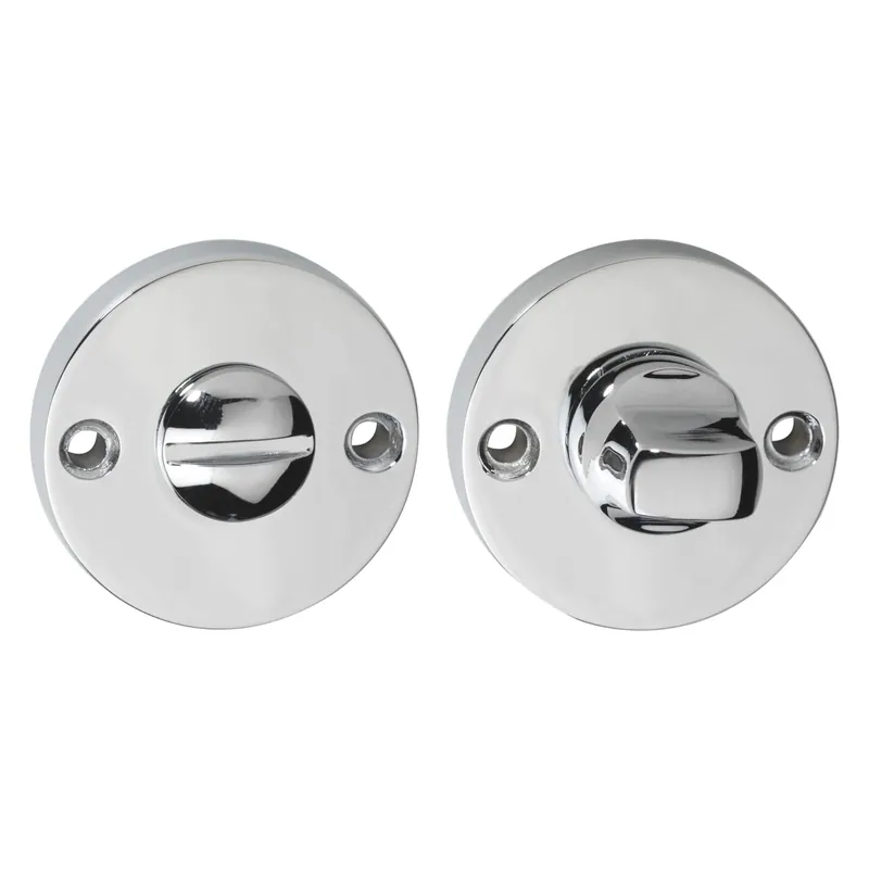 Merkproduct Impresso rond rozet - Badkamer-Toiletsluiting - Chroom