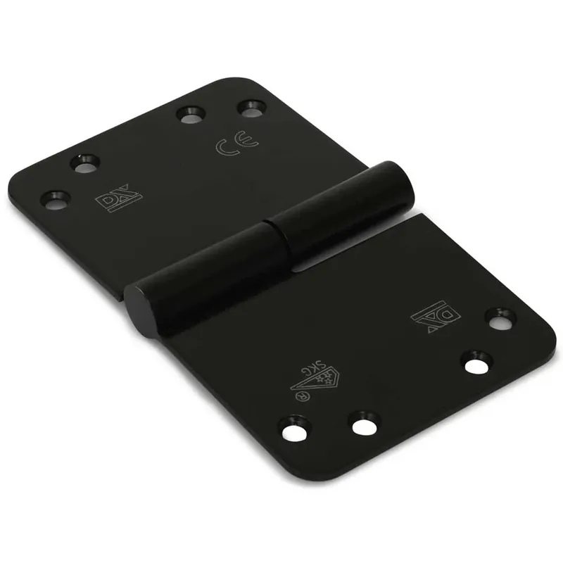 DX Kogelstiftpaumelle Kantellaaf Ronde Hoeken 125x89 mm SKG3 Zwart Links Voordeelprijs
