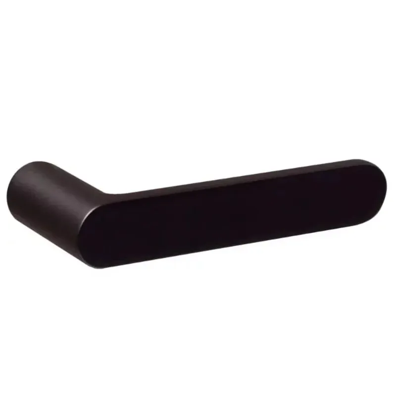 Korting NUDA Deurkruk Pure Mat Zwart op minimalistisch rozet