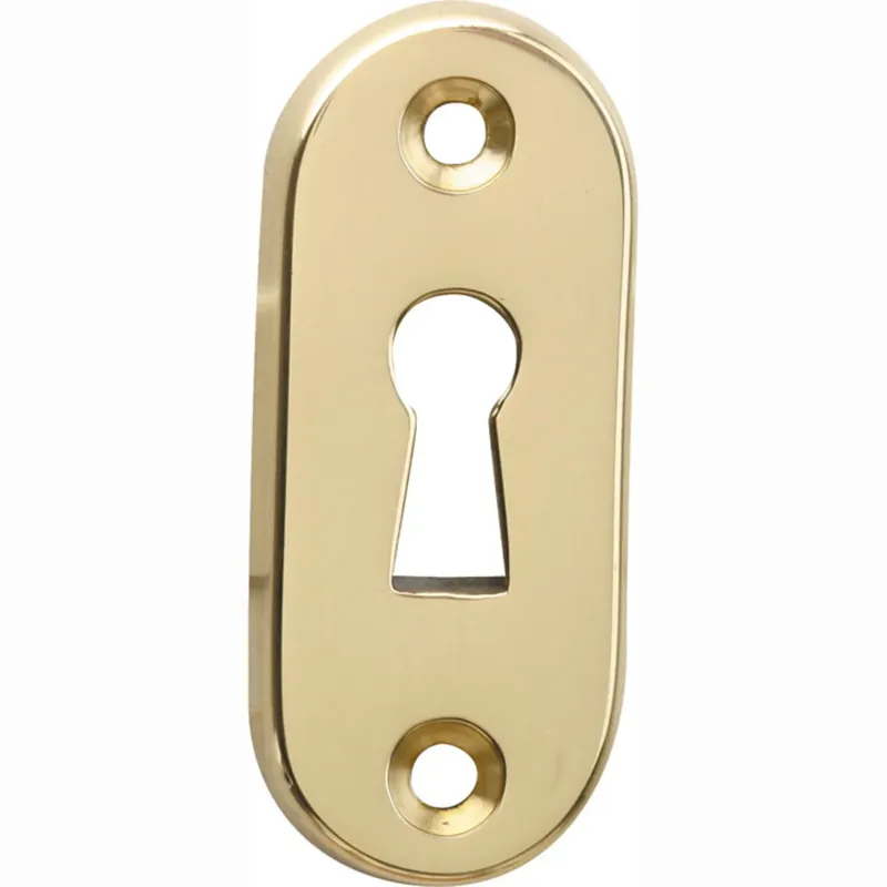Artitec Sleutelrozet ovaal 60x26mm messing ongelakt Alleen Vandaag