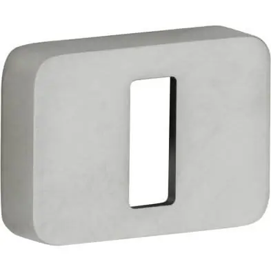 Weekendaanbieding Artitec Sleutelrozet Minimal/Maximal mat nikkel ongelakt