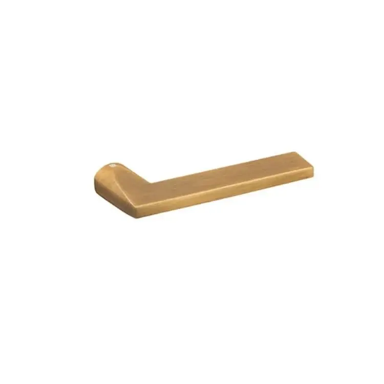 Hoge Kwaliteit NUDA Deurkruk Atlanta Brushed Goud op minimalistisch rozet