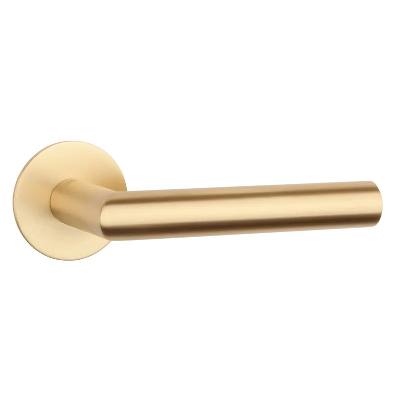 Snelle Levering STERK Deurkrukken OVAL 1750 ultra dun 3mm mat Goud