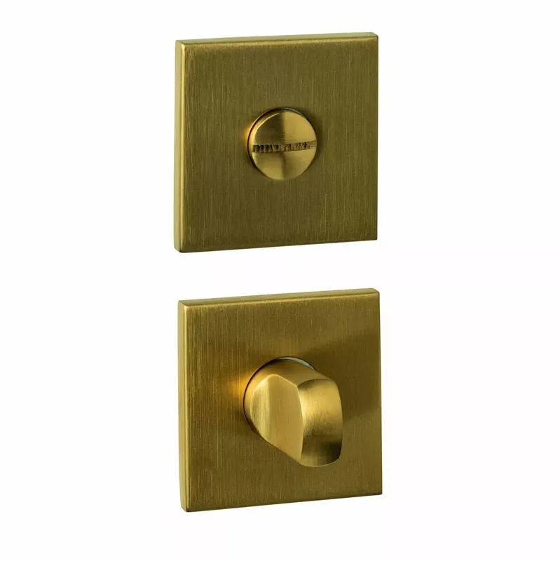 Tijdelijk Beschikbaar Intersteel Q WC-sluiting verdekt 52x52x6mm met stift 6-8mm pvd messing mat