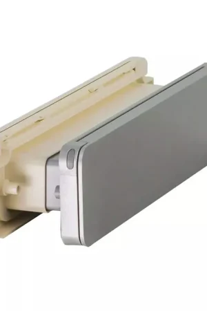 Aanbieding Homebox brievenbus - buitenklep geanodiseerd aluminium binnenklep RAL9001