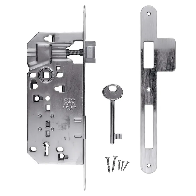 Nieuw AGB Klavierslot RVS Sleutelgat 90mm