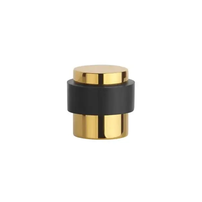 Seizoensaanbieding STERK Deurstopper 1719 vloer 30x30mm Goud Gepolijst PVD